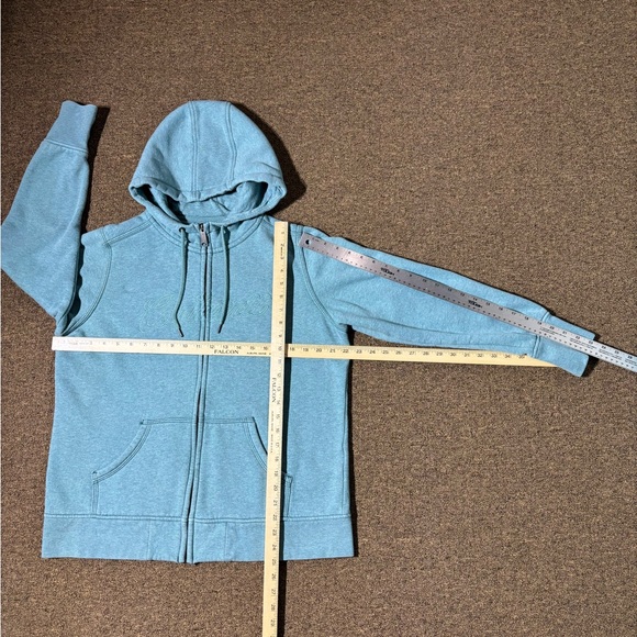Carhartt Muted Green Teal FULL ZIP Hoodie – Women’s XL (16–18) - Picture 8 of 13